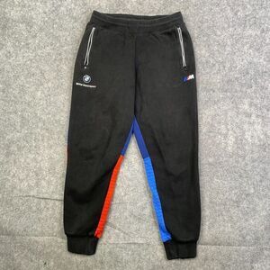Puma Joggers Men M Black BMW Motorsport MMS SDS Gym Training SweatPant